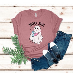 Boo Jee Ghost Shirt, Boo Shirt, Ghost Shirt, Halloween Shirt, Funny Ghost Shirt, Spooky Season Shirt, Gift for Her, Spooky Ghost Tee