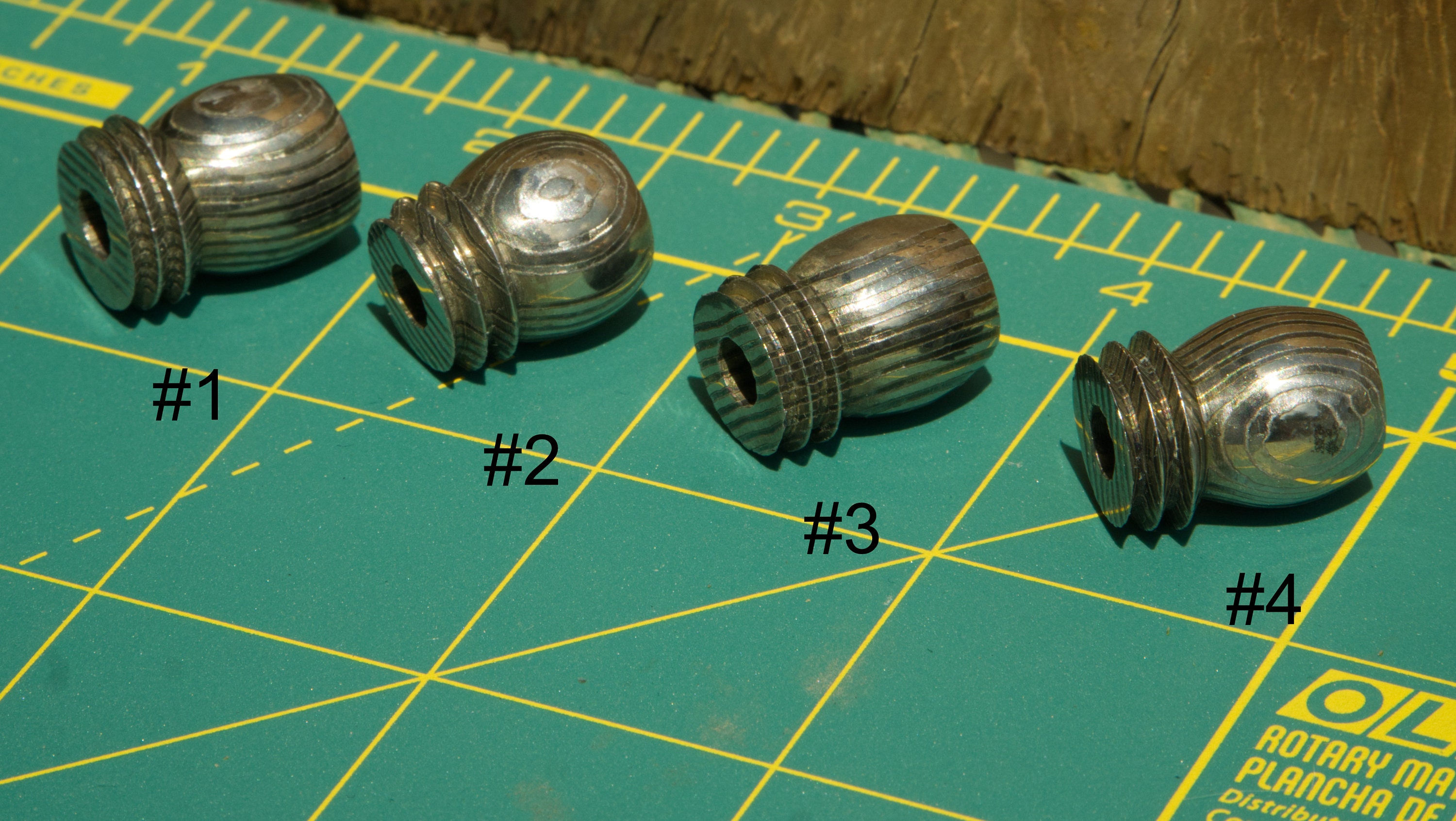 Unique Stainless Steel Damascus Bead with Acid Etching Etsy