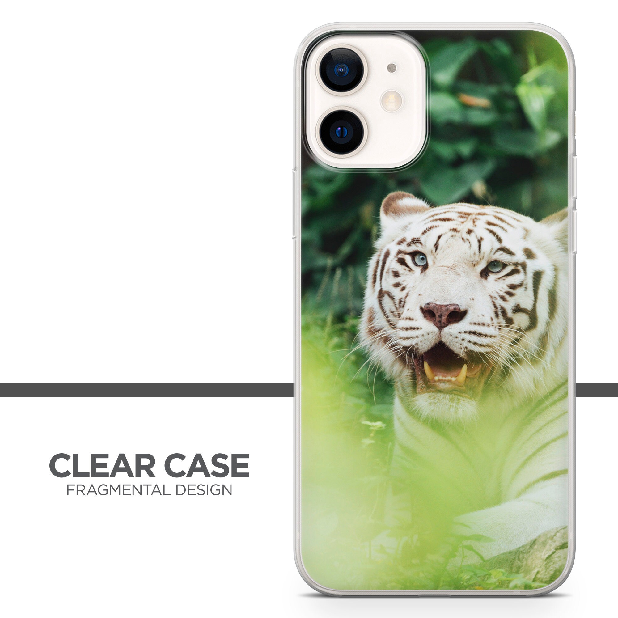 White Tiger Phone Case Animal Art Gel Cover for 13 13 Pro Etsy