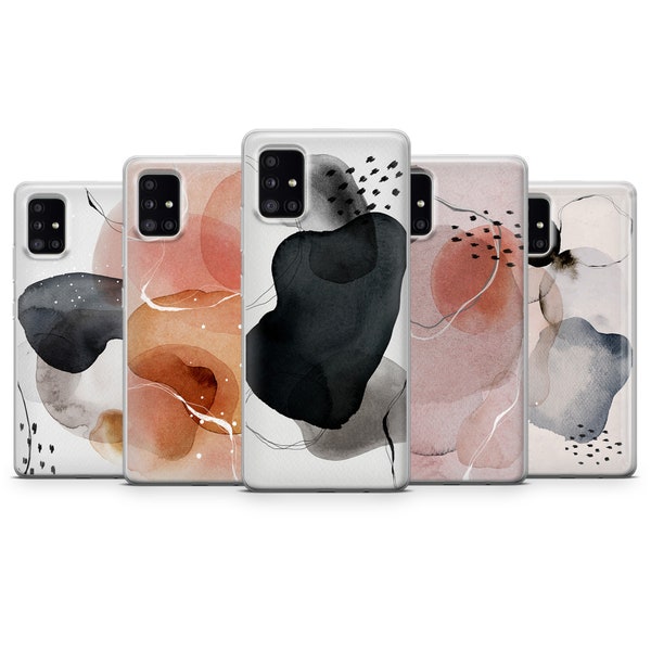 Modern, Abstract, Watercolor Phone Case Gel Cover for S24, S24+, S24 Ultra, S23 FE, A15, A25 E249