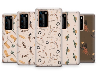 Wild West, Western Phone Case Gel Cover for Mate 40, P40, P40 Lite, P40 Lite, P50, P50 Pro E119