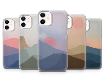 Abstract, Landscape, Mountain Phone Case Gel Cover for  15, 15 Pro, 15 Plus, 15 Pro Max, 14, 14 Plus, 14 Pro, 14 Pro Max E68