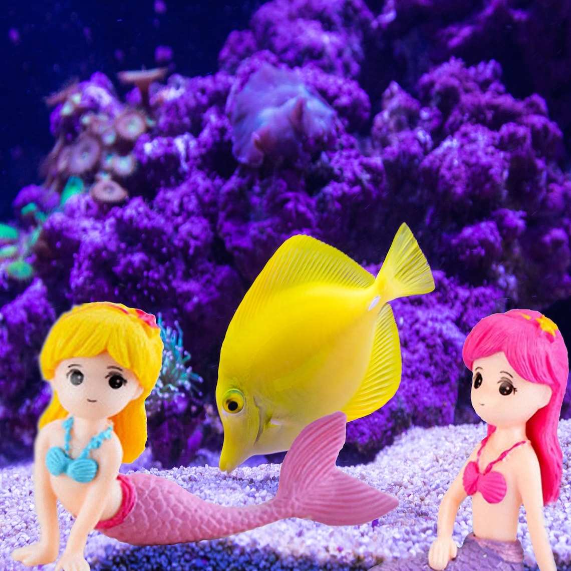Cute Little Mermaid Ornament Aquarium Fish Tank Decoration. Etsy