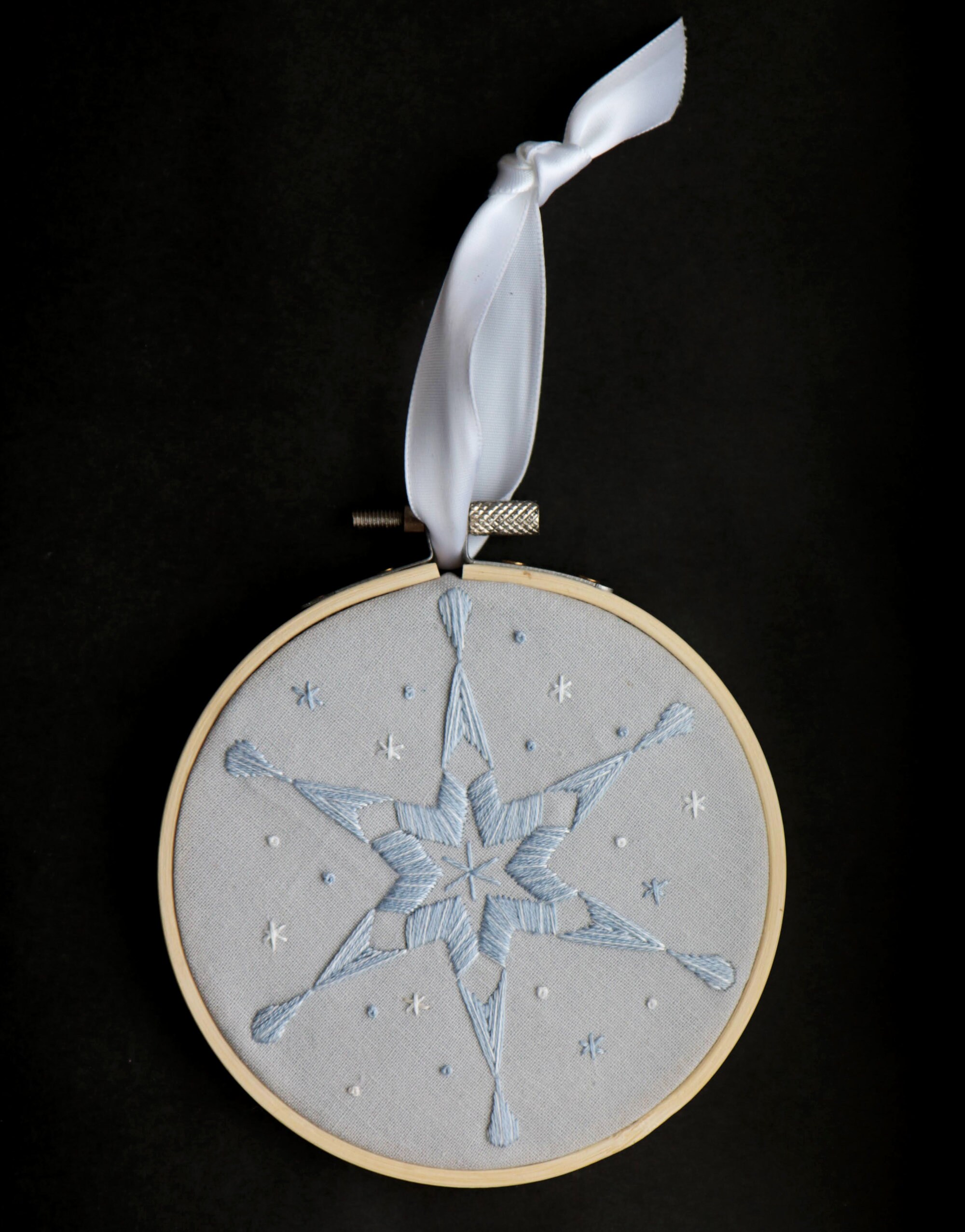 Snowflake Embroidery Pattern, Digital File - Etsy