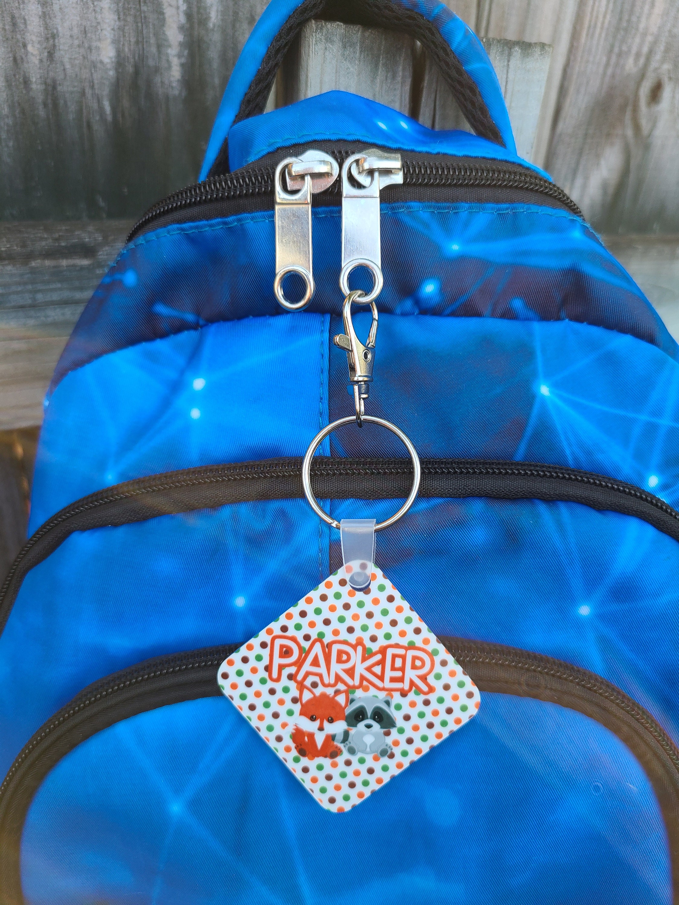 Bag Tag Clip Hanging Name Tag Name Clip for Backpack or Etsy
