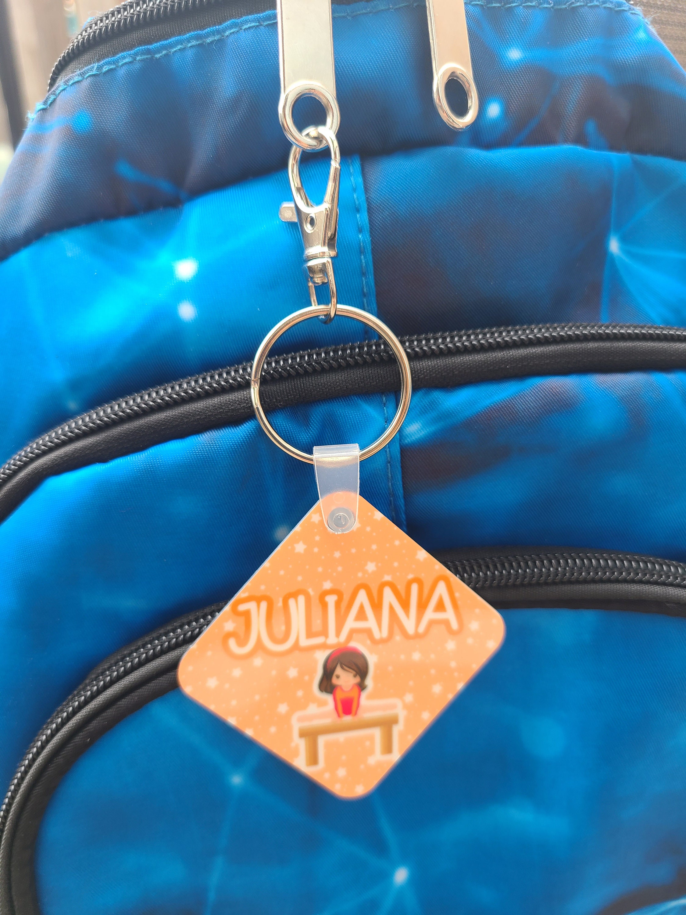 Bag Tag Clip Hanging Name Tag Name Clip for Backpack or Etsy