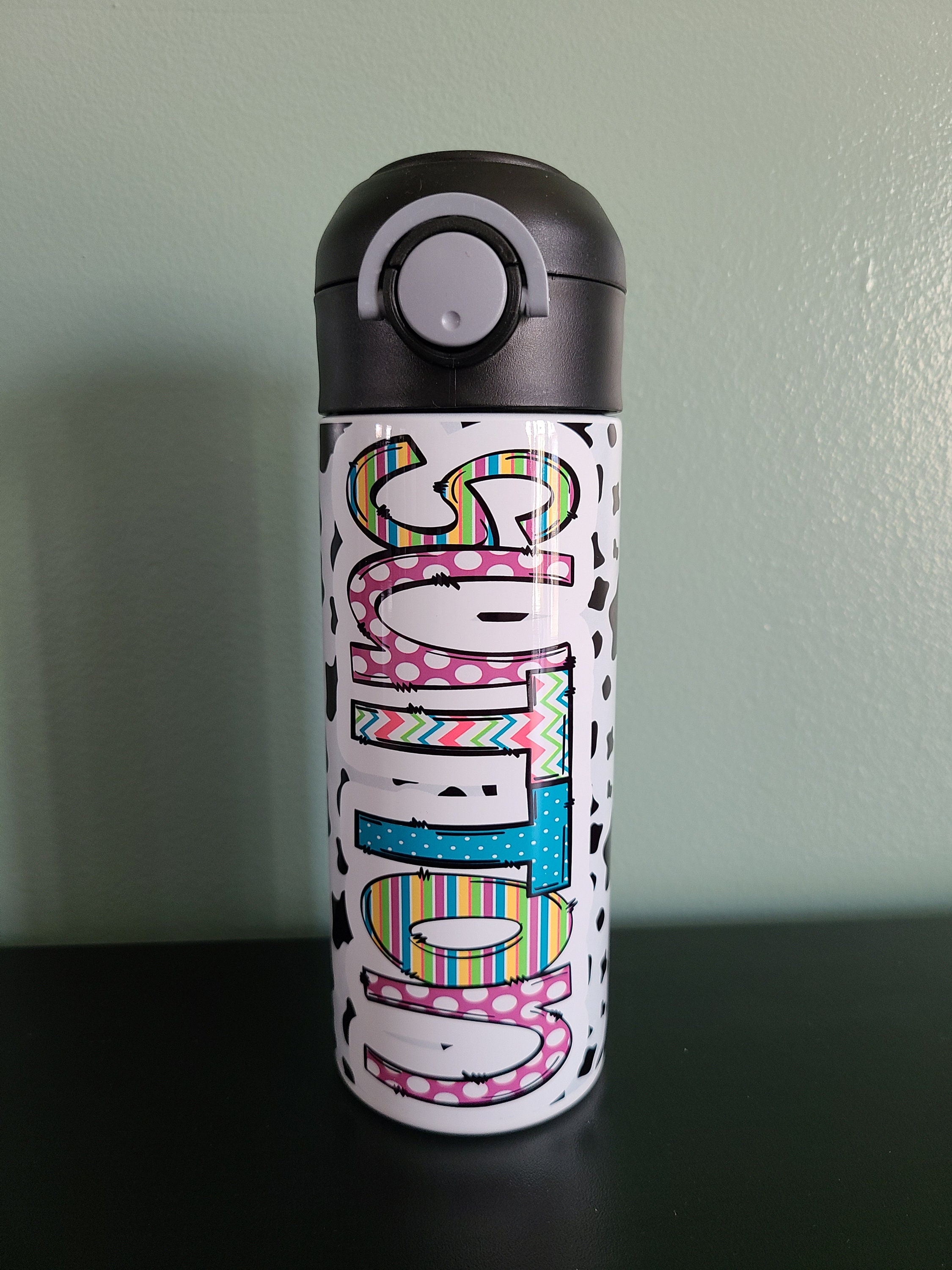 Cow Print Water Bottle Cow Print Girl Cup Water Bottle for Etsy Ireland