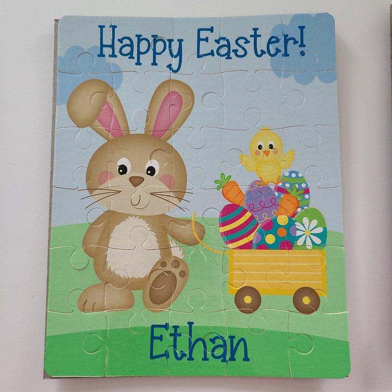 Easter Puzzle Personalized Personalized Easter Gift Easter Etsy