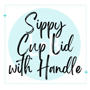 Replacement Lid for Sippy Cup Plastic with Handles