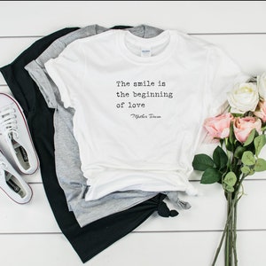 Mother Teresa Unisex-T-Shirt, Mother Teresa Quotes, Catholic Apparel, Catholic Clothing, Catholic Shirt, Catholic Gifts