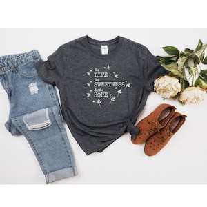 Our Life Our Sweetness and Our Hope Unisex Shirt, Rosary Shirt, Catholic Apparel, Catholic Clothing, Marian Shirt, Marian Design Catholic