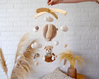 Baby Crib Mobile - Adventures in the Hot Air Balloon