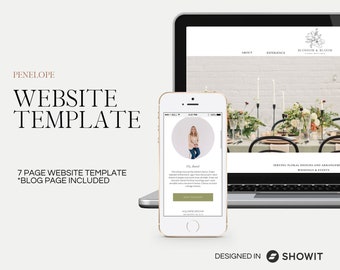 ShowIt Website Template: Wedding Photographer Vendor Website