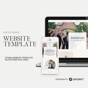 Photographer Website Templates, ShowIt Template for Photographers, Wedding Website, Website Template, ShowIt Site