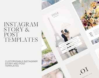Canva Instagram Post & Story Templates: Business Branding (Digital Template)