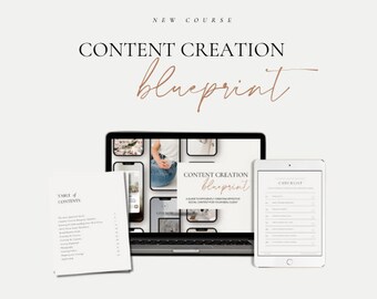 Content Creation Blueprint: Social Media Course for Small Business