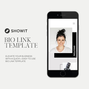 Instagram Link-In-Bio, Landing Page Template, ShowIt Websites, ShowIt Add-on Page