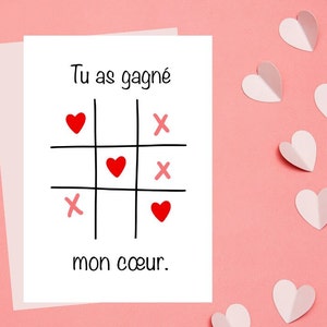 Carte de St-Valentin - Tic Tac Toc