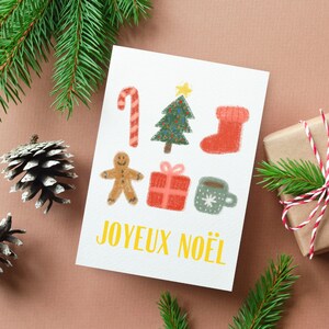 Carte de vœux - Dessins de Noël