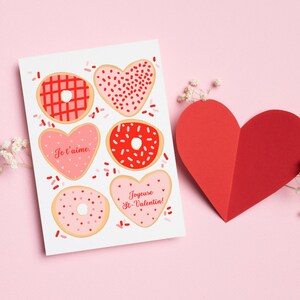 Carte de Saint-Valentin - Beignets