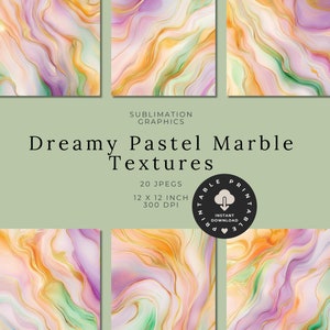 Dreamy Pastel Marble Texture Digital Download – Perfect for Sublimation, Crafting, Wallpapers, Abstract Marble Wall Art, Print Projects DIY.
