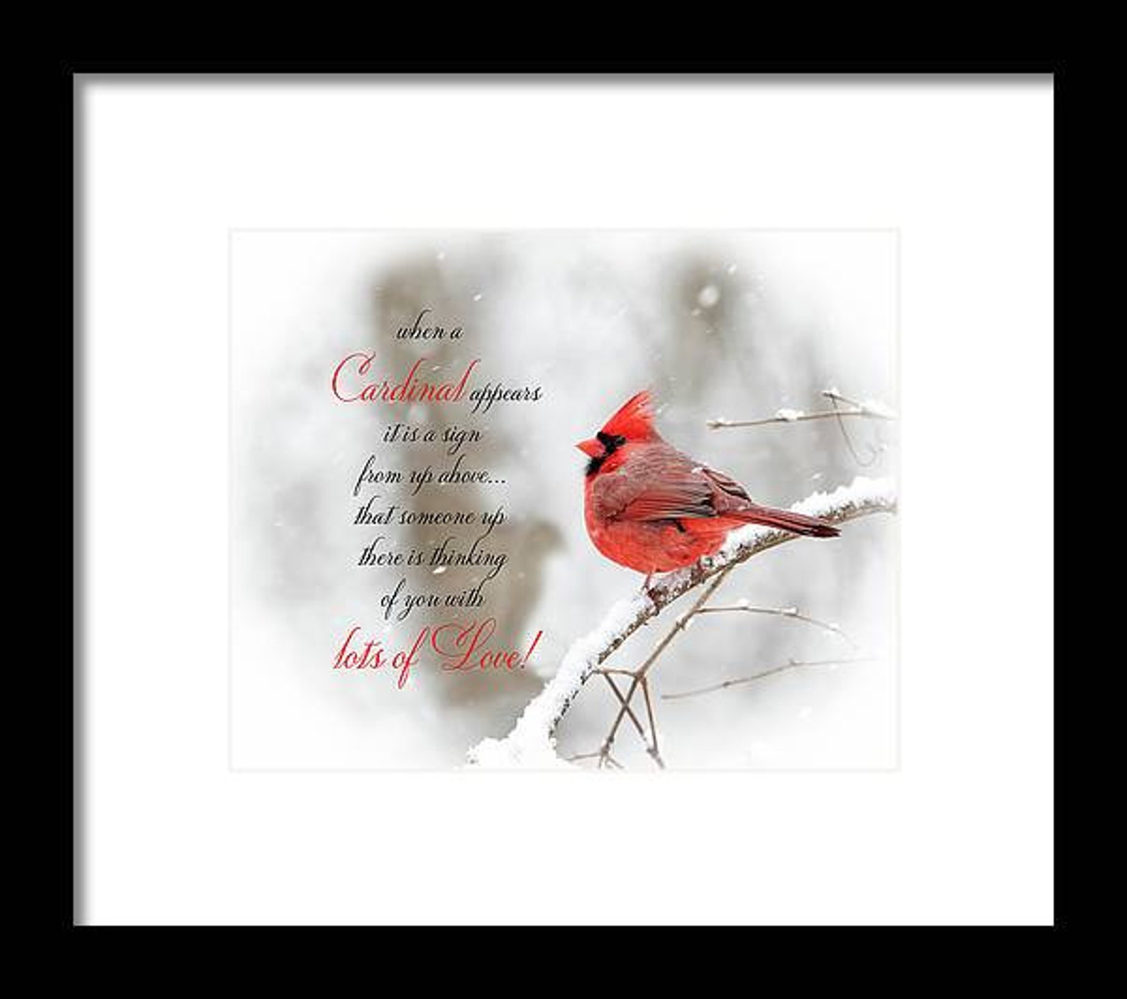 Cardinal Poem, Digital Download, INSTANT DOWNLOAD, Gift, Diy, Printable ...