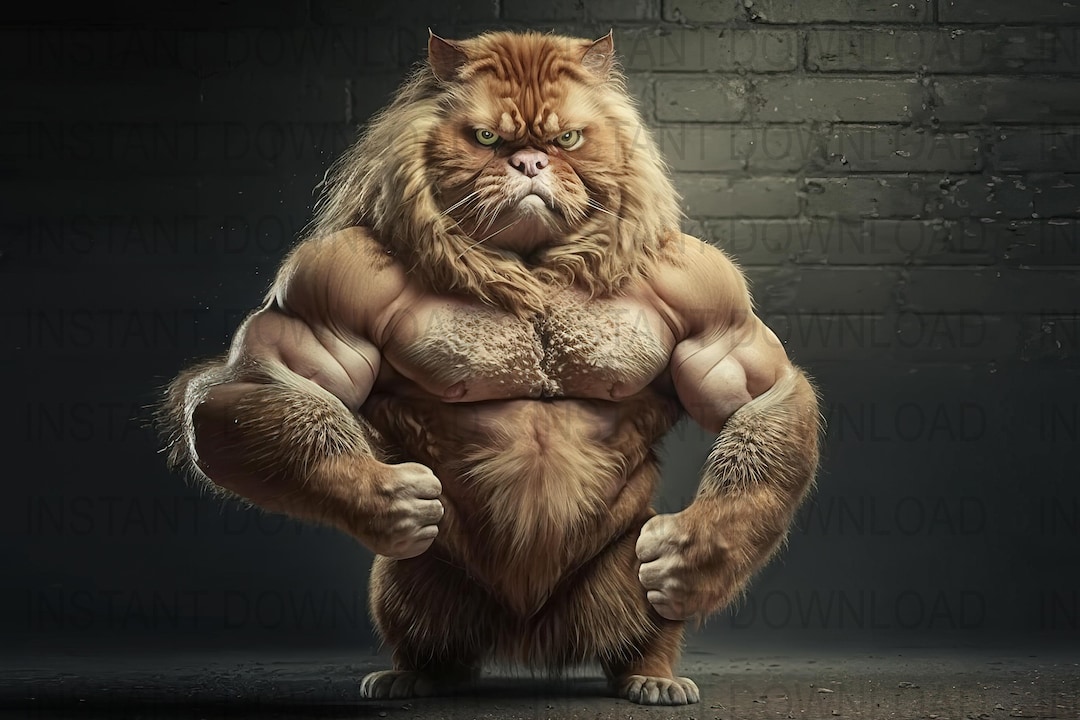 Buff Cat Made Of Text: Cat Text Art Copy Paste – MUWNH