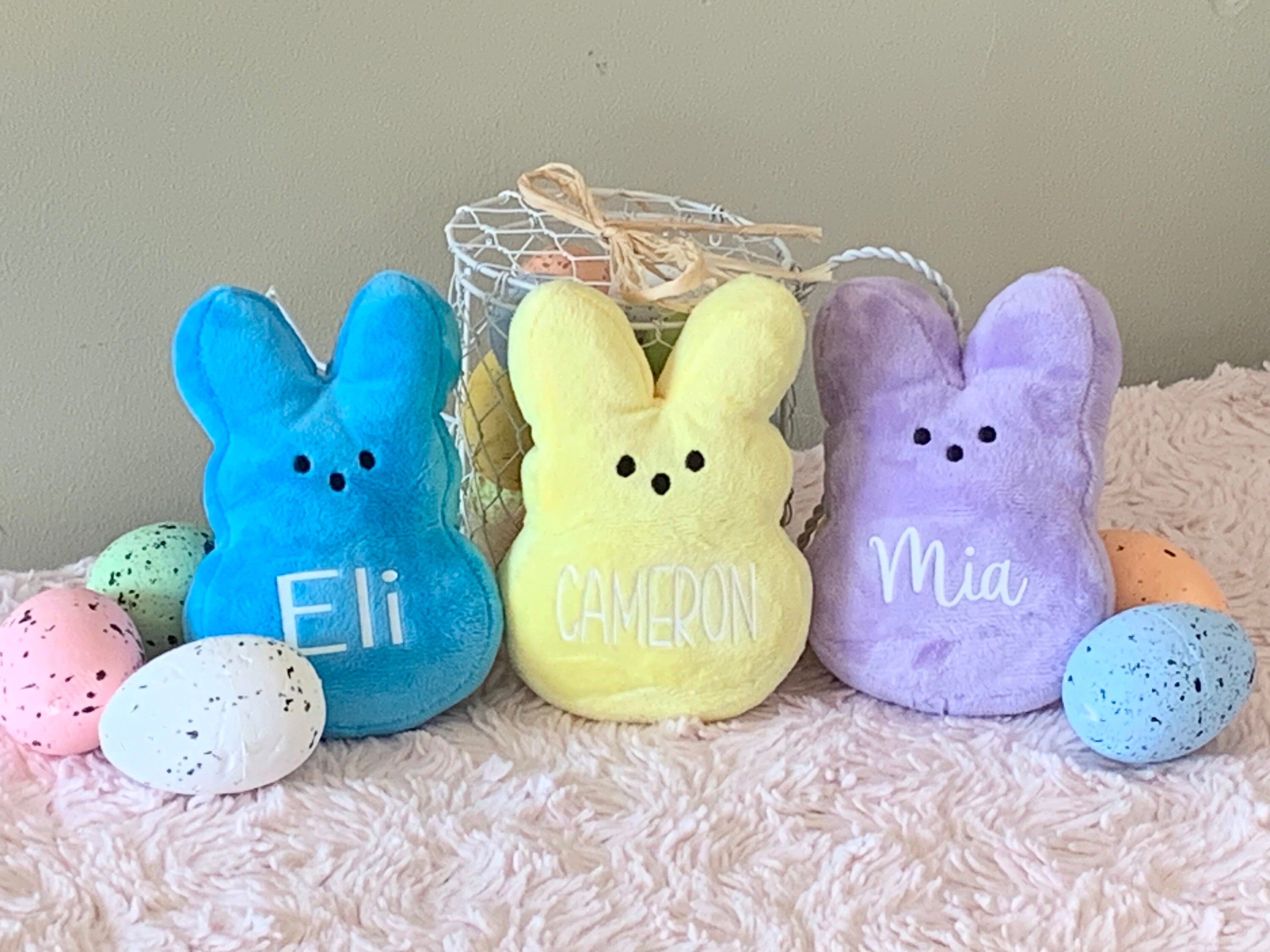 Peeps Plush Inspired Easter Peeps inspired Peeps Gift inspired Custom Peep  Bunny inspired 