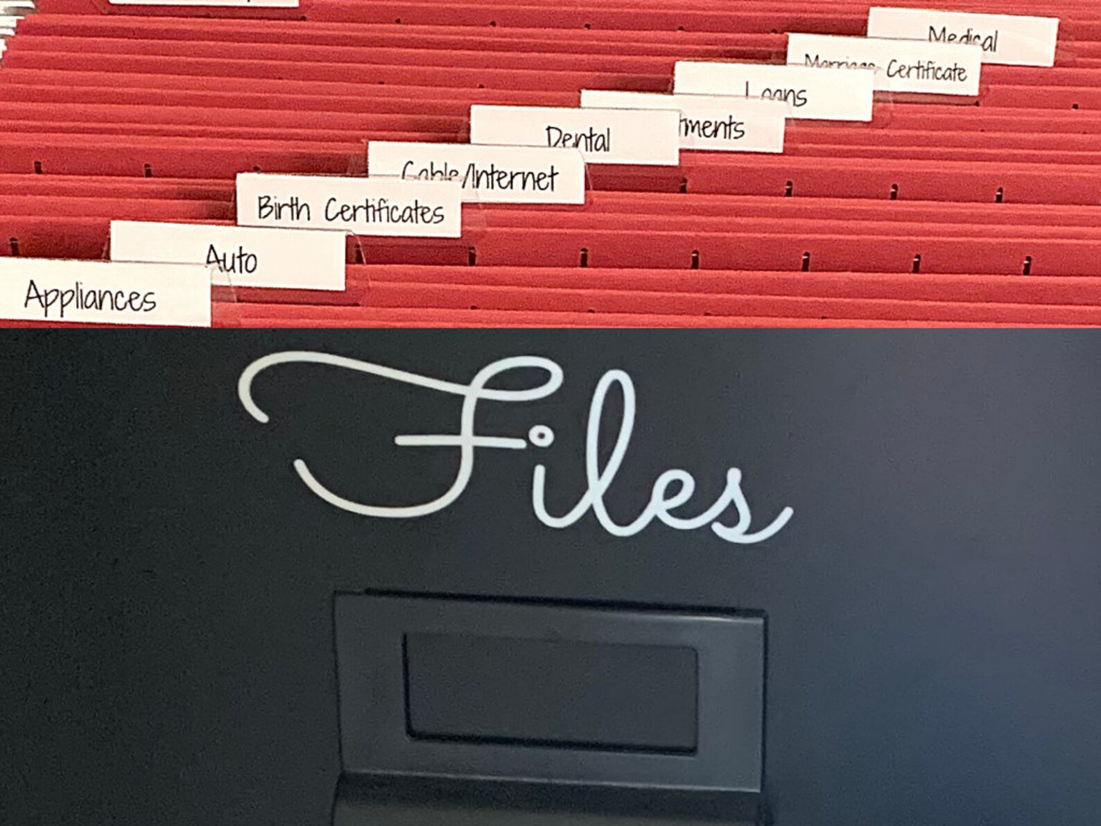 Home Documents Labels Household Filing Decal File Etsy