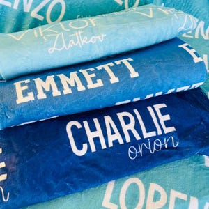 Kids Name Blanket, Personalized Name Blanket, Blanket Birthday Gift for Kids, Baby Name Blanket, Name Blanket For Boys and Girls, Kids Gift