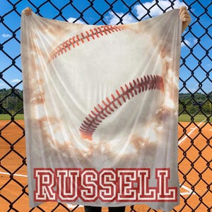Baseball Blanket, Sports Blanket, Baseball Throw, Kids Baseball Gift, Personalized Baseball Blanket, Soft Baseball Blanket, Baseball Bedding