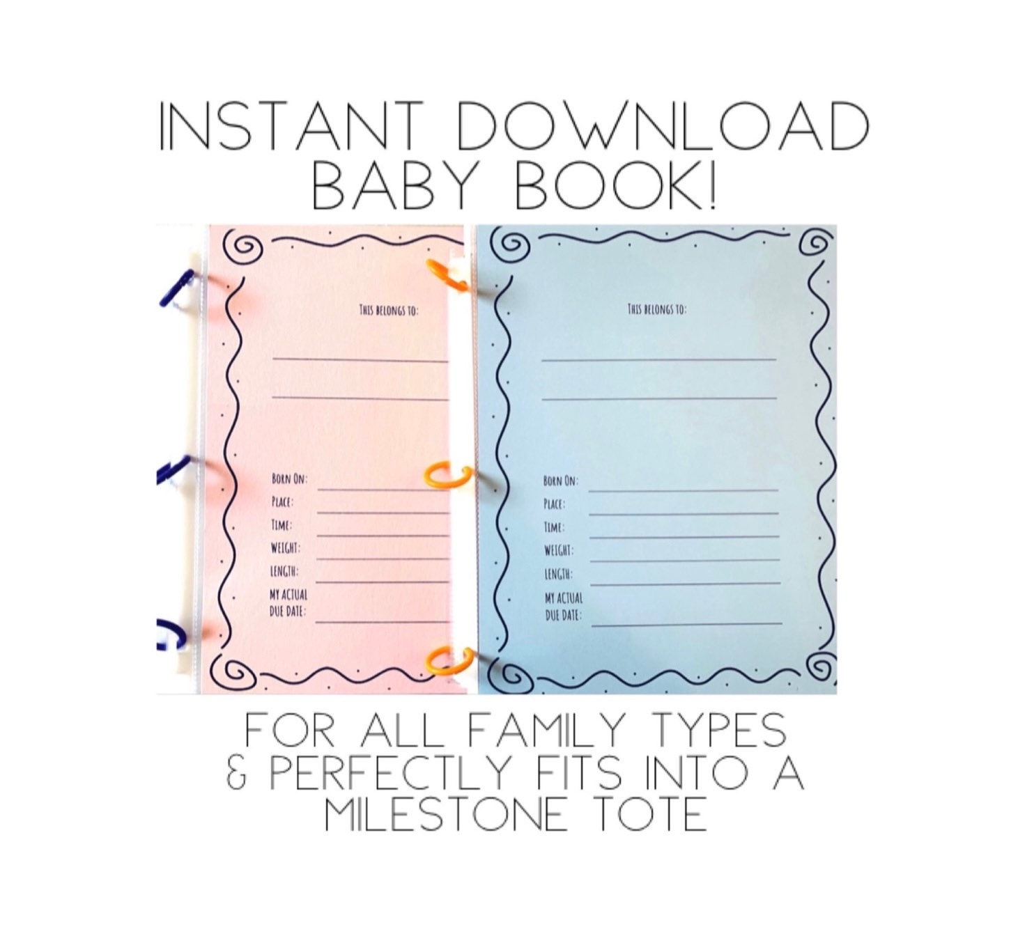 Baby Book for All Families , Personalized Baby Book Baby Book for All Families , Personalized Baby Book