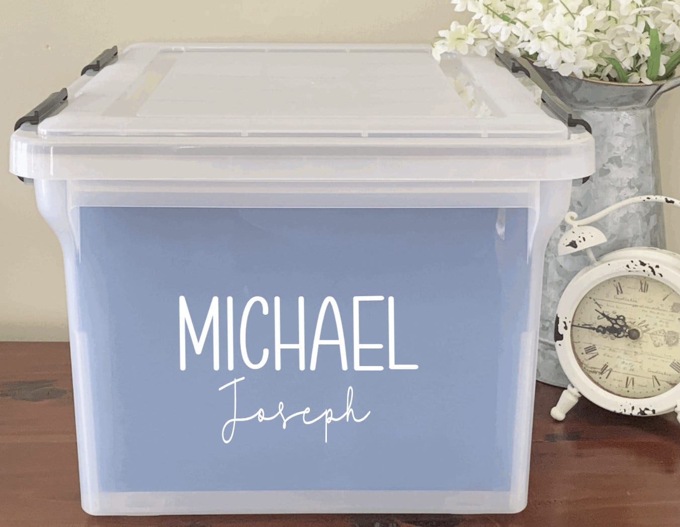 School File Keepsake Organizing Bin , School Memory Box , Milestone Tote , School Memory Box , Memory Keepsake Box , Memory Storage Box