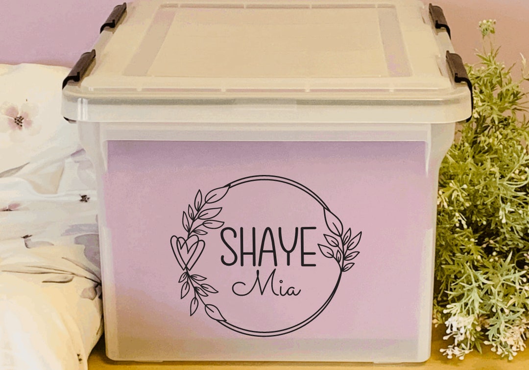 Organization School Box DIY Kit, Kids File Box Kit , Milestone Tote