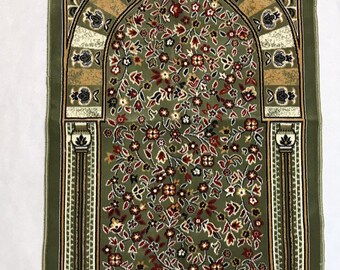 Turkish Saudia Design Prayer Salah Mat | High Quality Thick Prayer Salah Mat | Ramadan Gift Ideas | Ramadan Gifts | Salah Mat | Prayer Mat