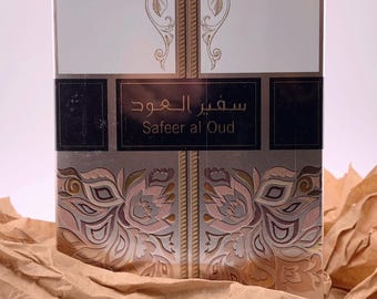 Safeer Al Oud Perfume Oil, Rose, Saffron, Agarwood Scent, Luxury Eid Ramadan Gifts