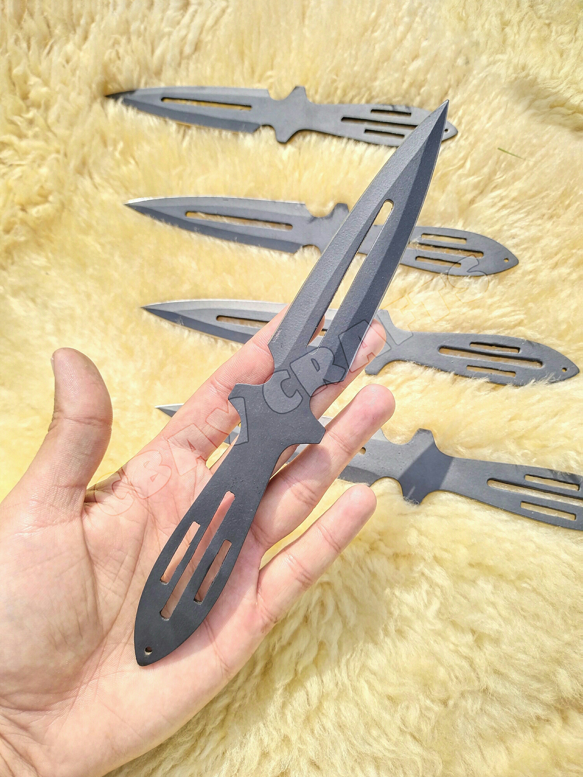 Throwing Knives5 Pieces Of Beautiful Handmade Throwing Etsy