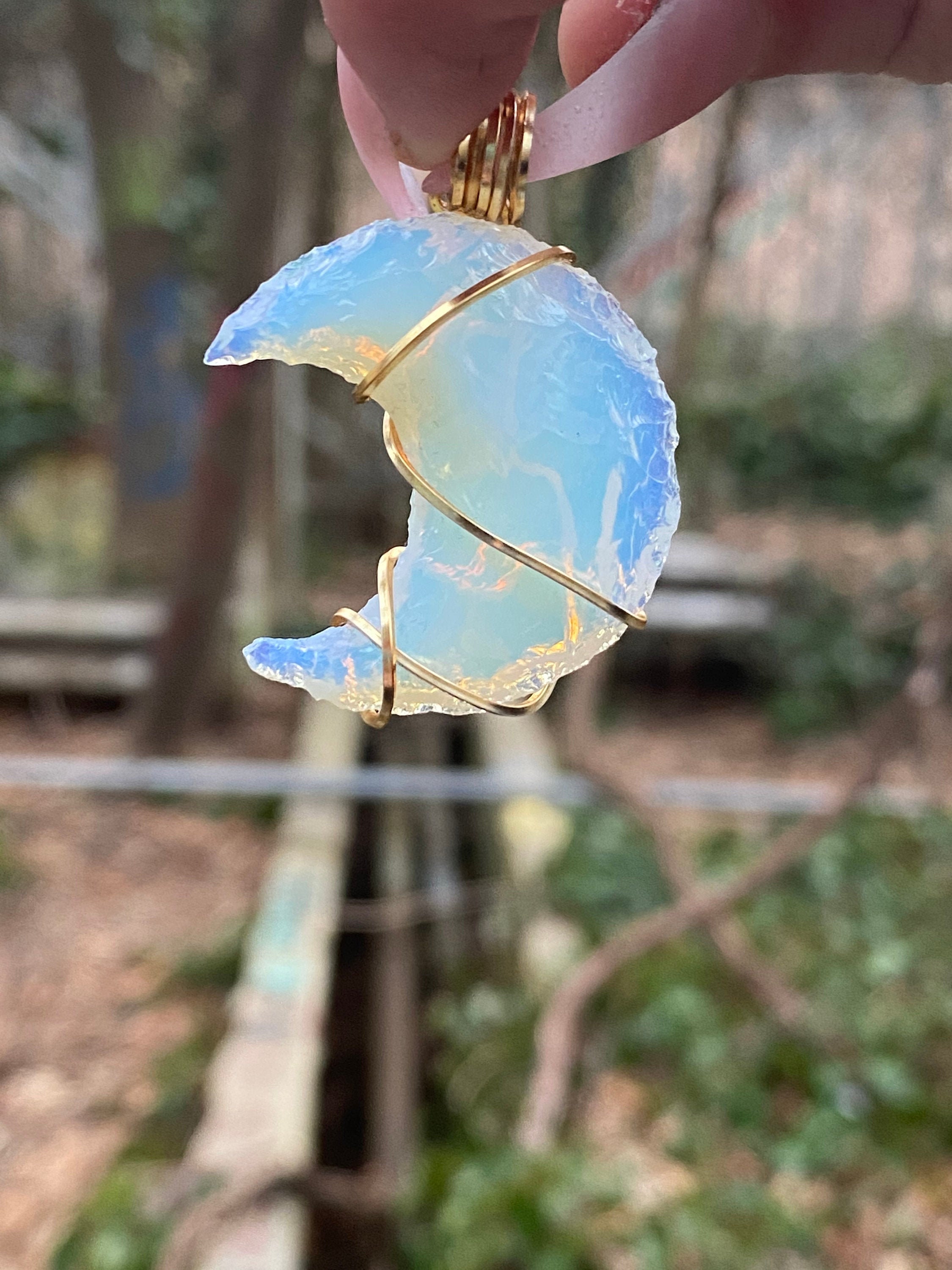 Opalite Moonstone Pendant