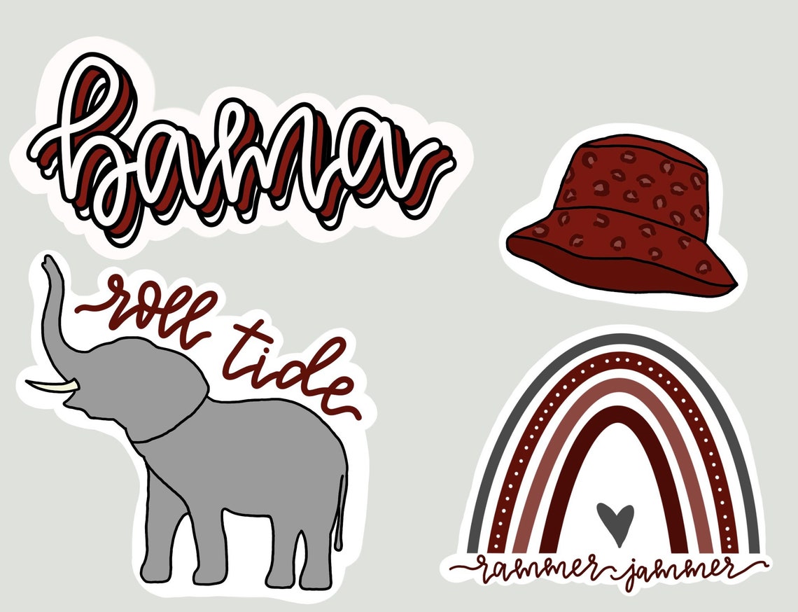 College Stickers Customizable Sticker Etsy