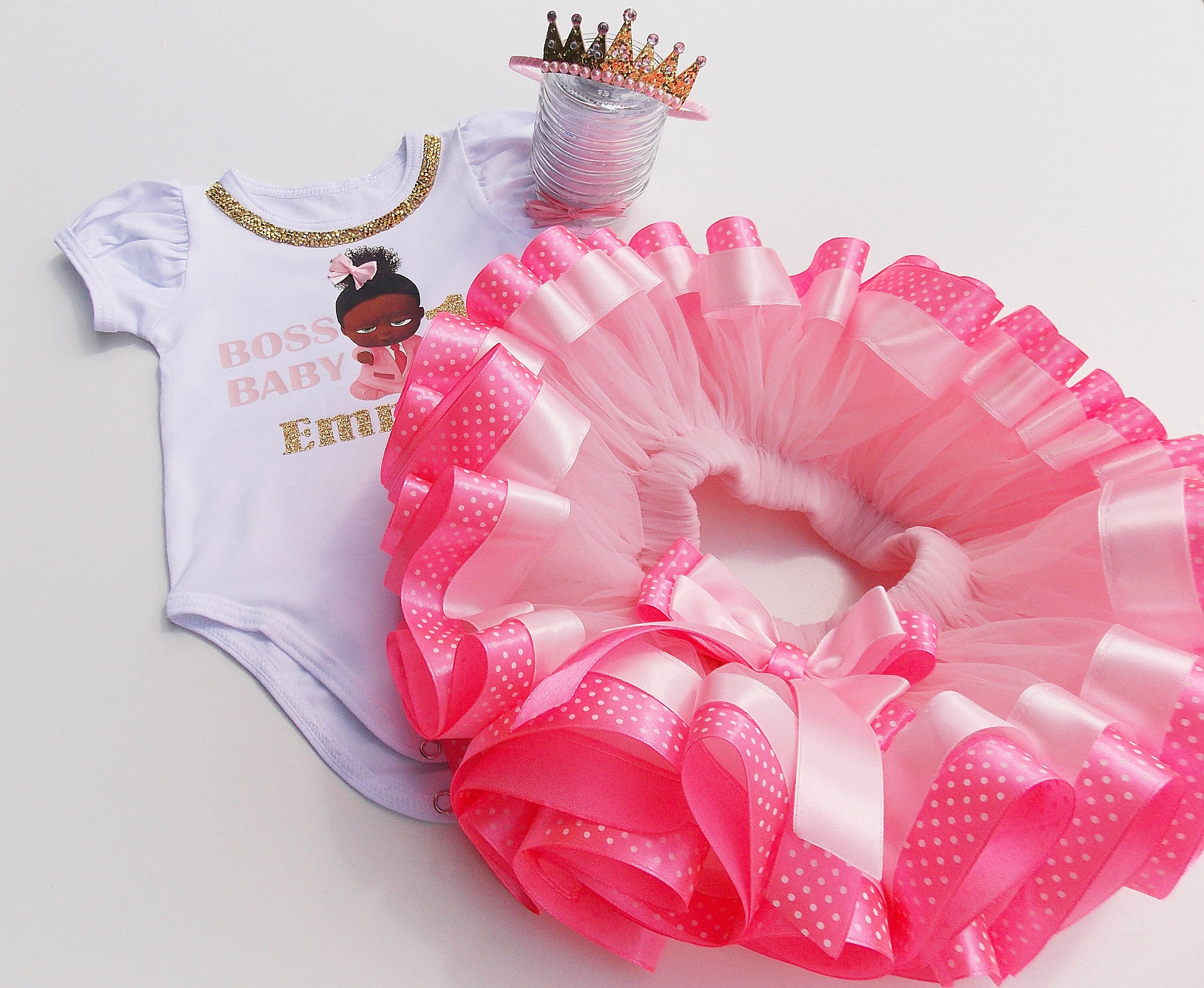 Girls Baby Boss Birthday OutfitGirls Boss Tutu SetGirls Boss Etsy