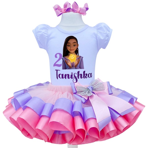 Princess Girls Birthday Outfit-Princess Girls Tutu Set-1st Birthday Girls Outfit-First Birthday Outfit