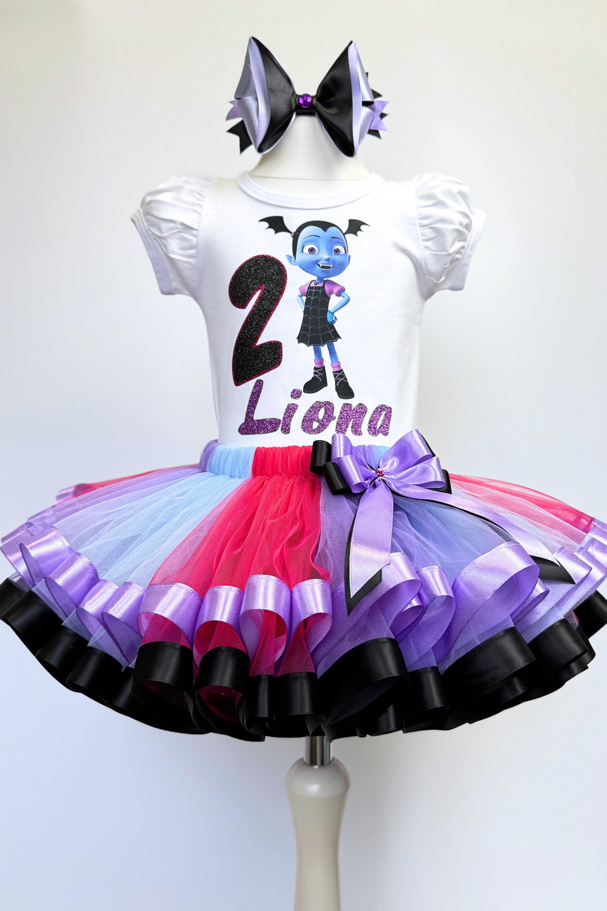open lace back dress Vampirina Tutu Set – Tiny Love Creations main image 1
