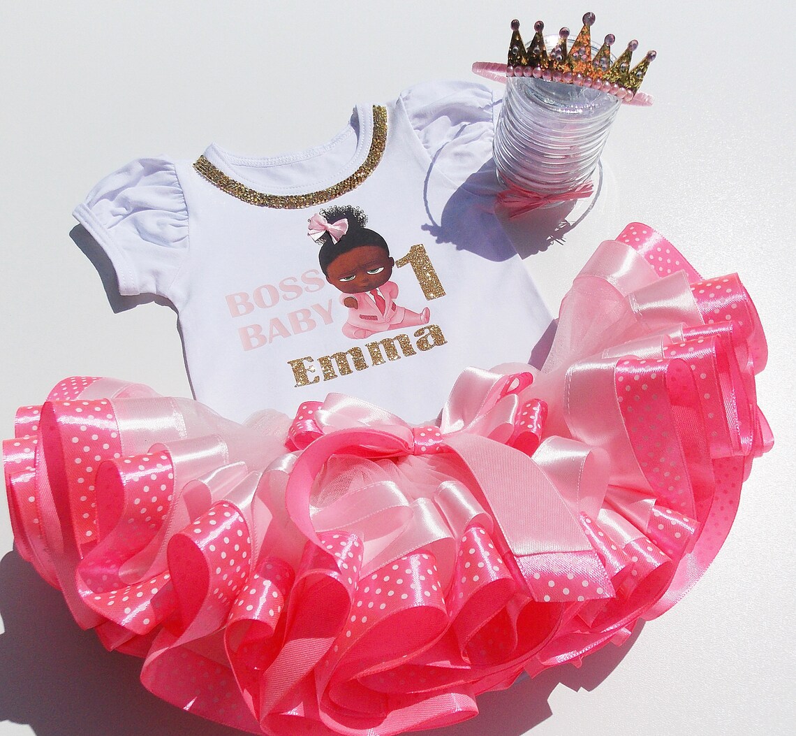 Girls Baby Boss Birthday OutfitGirls Boss Tutu SetGirls Boss Etsy
