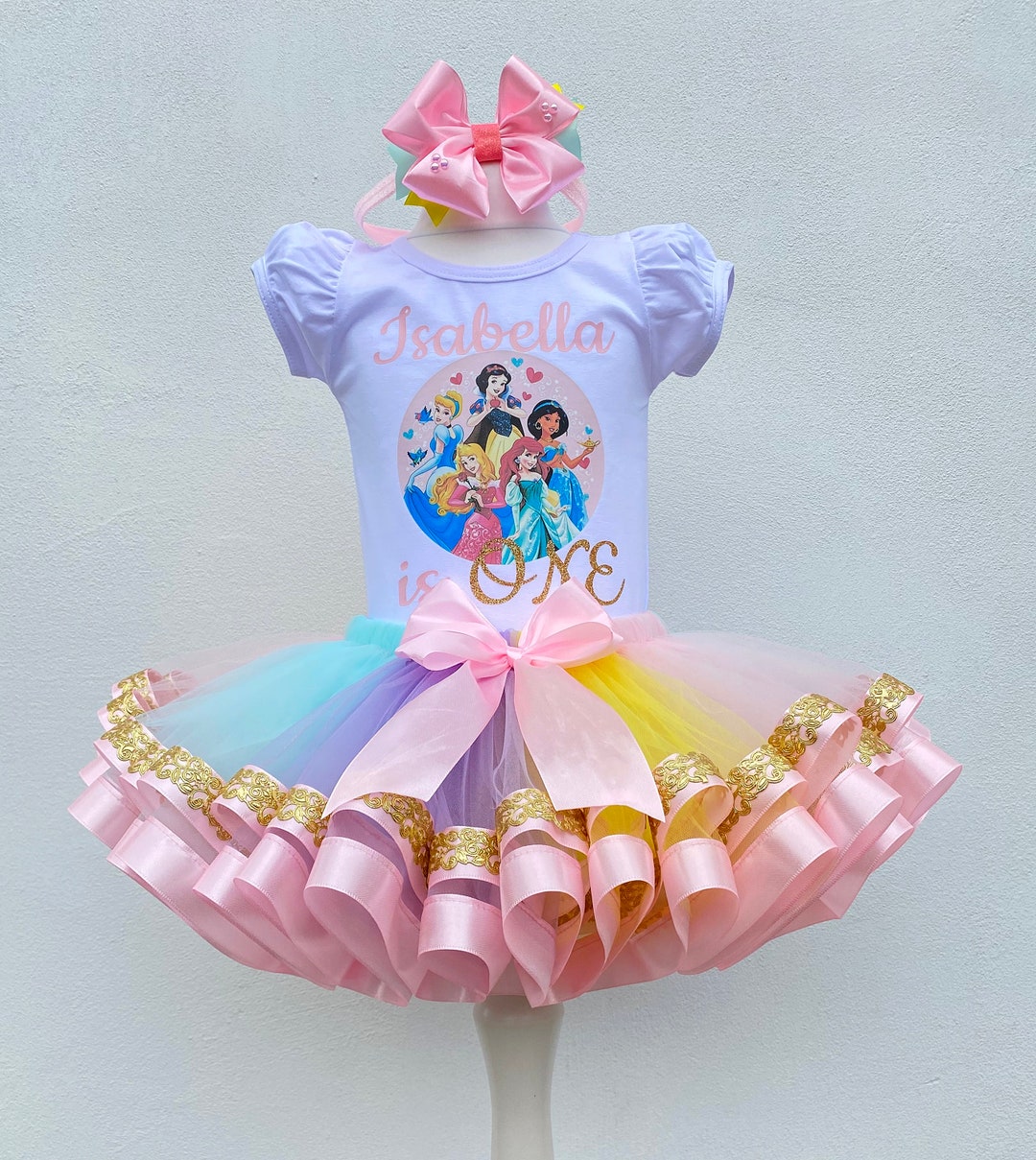 Princess Girls Birthday Outfit-princess Girls Tutu - Etsy Singapore