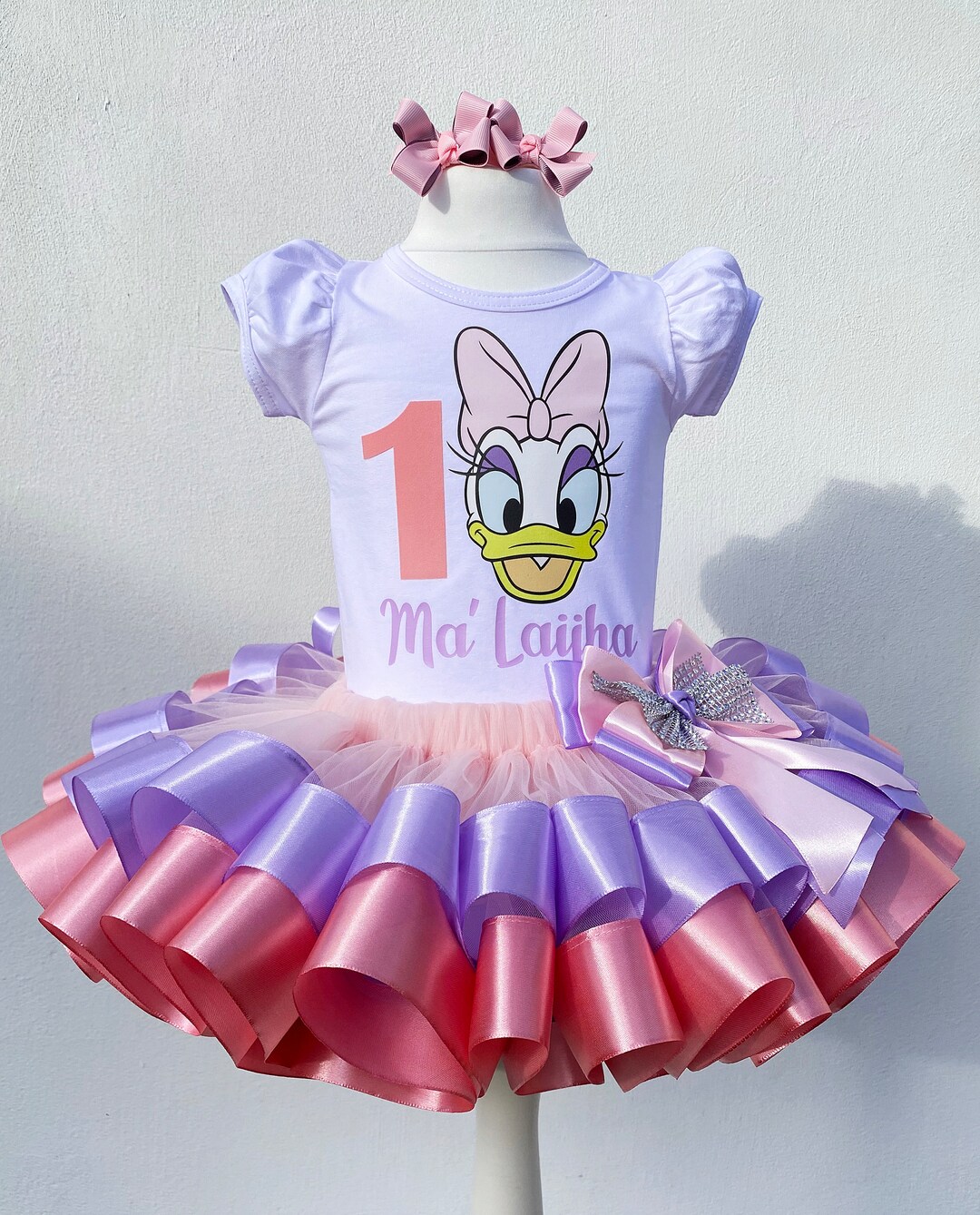 Daisy Birthday Outfitdaisy Birthday Girls Dressdaisy Tutu Setdaisy Birthday Partydaisy