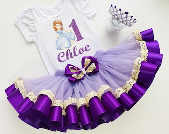 Sofia BirthdayGirls Outfit: Personalized Girls Party Costume