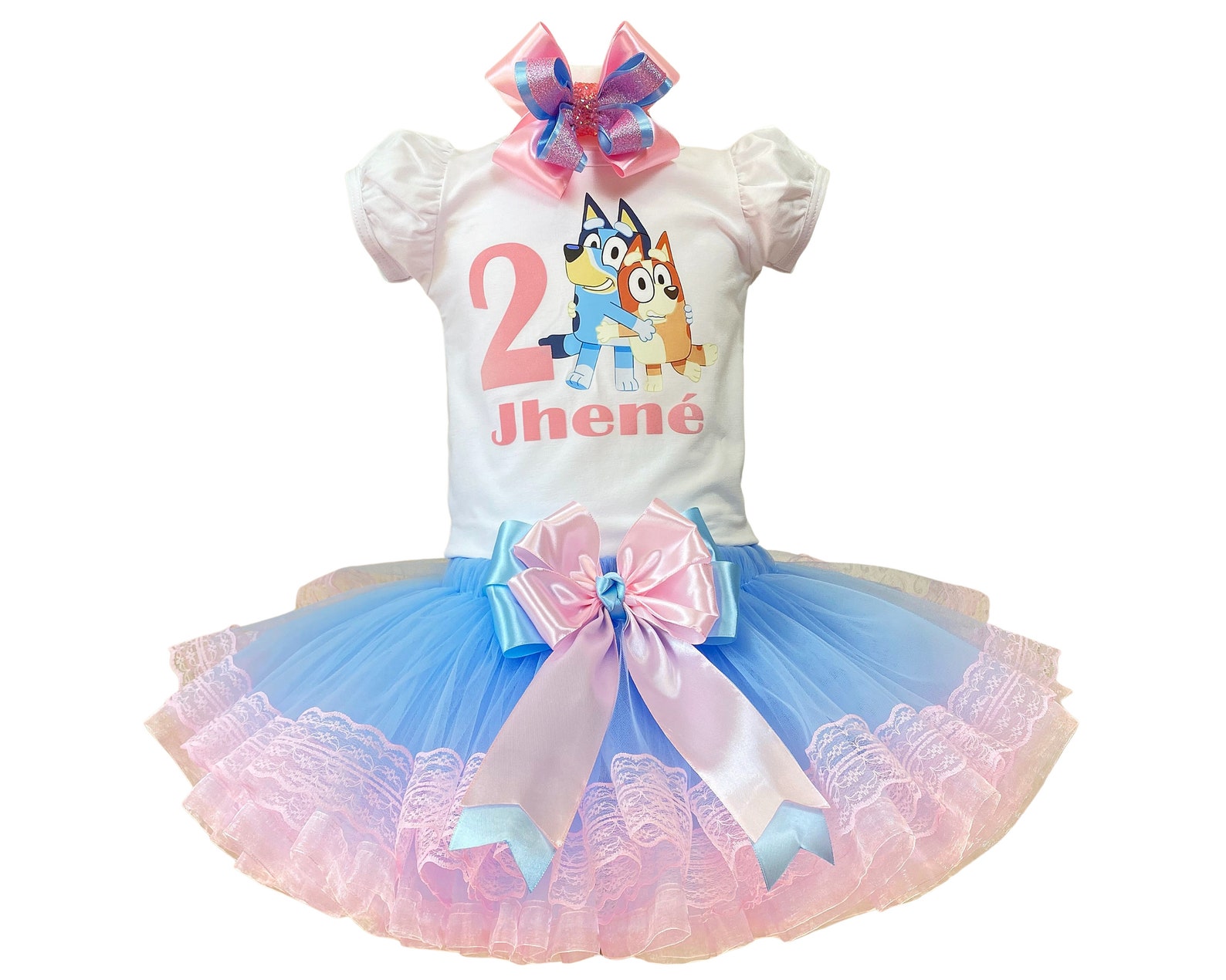 Bluey Dog Tutu Setbluey Birthday Outfit Girls Birthday Outfit Etsy