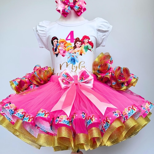strapless open back dress Personalized Princess Dress - Holiday Magic