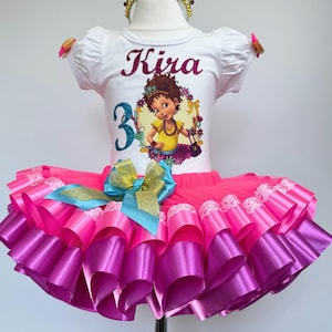 Fancy Girls Birhday Outfit-Fancy Birthday Tutu Set Dress-Girl Birthday Party 3 rd bday