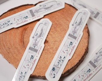 Loveletter · Fountain Pen Die Cut Vinyl Stickers · julia here.